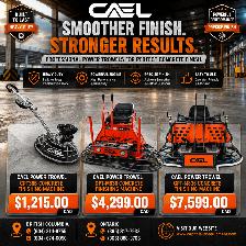 New CAEL Power Trowel Series