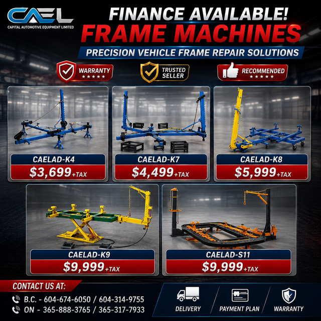 New CAEL Frame Machines Auto Body Equipment