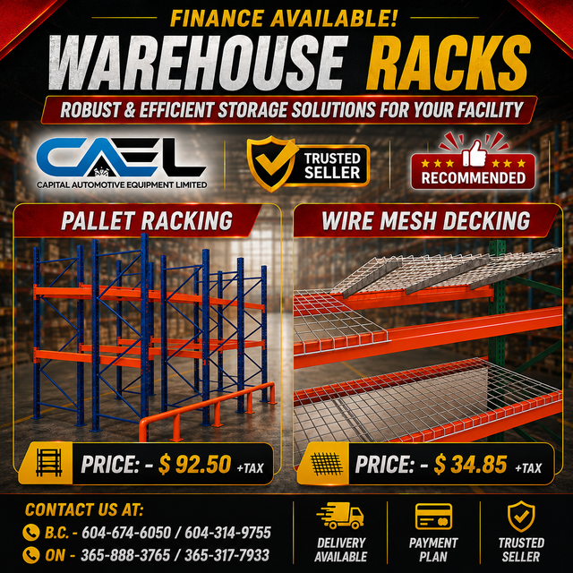 New CAEL Warehouse Racks