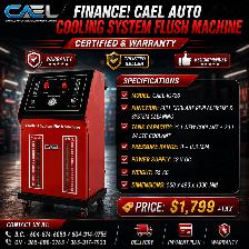 Finance!CAEL Auto Cooling System Flush Machine  – Certified & Wa