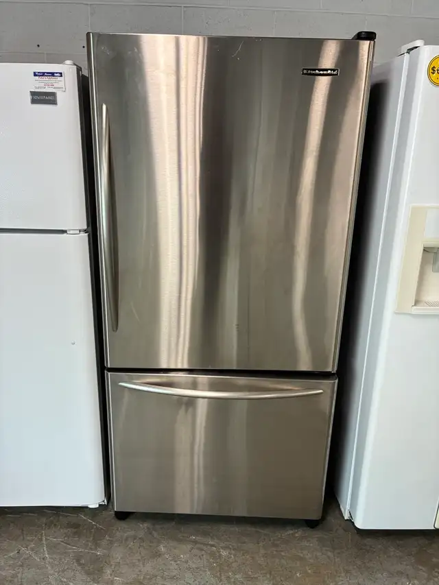 Fridge Stainless Steel KitchenAid Large Capacity-90-day Warranty