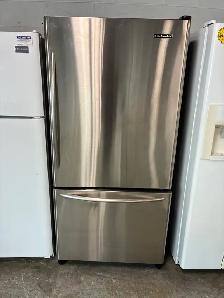 Fridge Stainless Steel KitchenAid Large Capacity-90-day Warranty