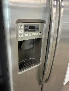Refrigerator Double Doors Stainless Maytag Ice Maker   Warranty - Photo 4