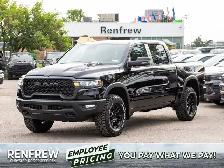 2026 Ram 1500 Rebel Crew Cab 4x4, 33 Inch A/T Tires, Nav