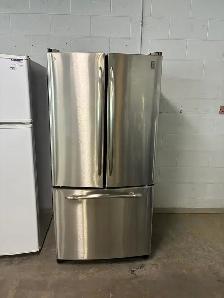 GE Profile French-Door Fridge, Stainless Steel, Ice Maker Water