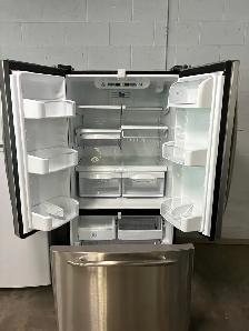 GE Profile French-Door Fridge, Stainless Steel, Ice Maker Water - Photo 2