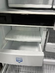 GE Profile French-Door Fridge, Stainless Steel, Ice Maker Water - Photo 3