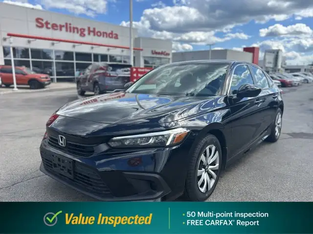 2022 Honda Civic Sedan LX | Low Km's | 1 Owner | No Accidents