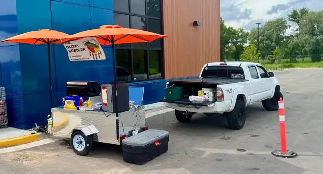 hotdog cart