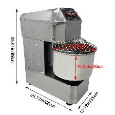 30L Electric Double Action Speed Spiral Dough Mixer 170637 - Photo 7