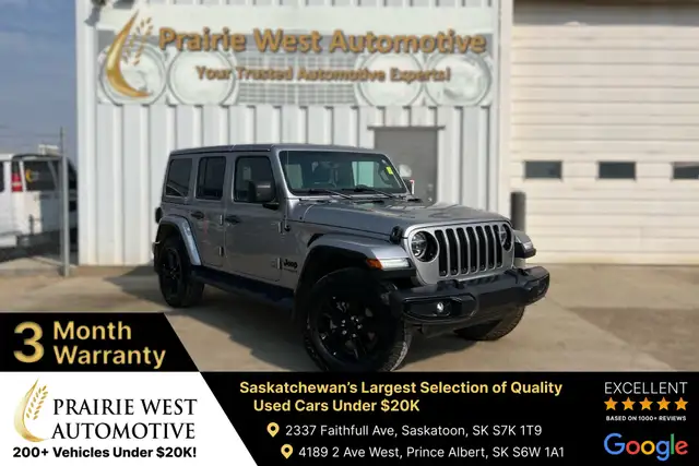 2020 Jeep WRANGLER UNLIMITED Sahara Altitude 4WD | LOW KM | Comm