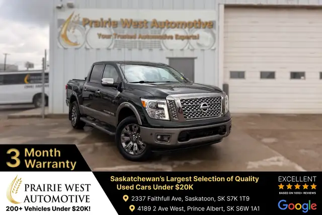 2019 Nissan Titan Platinum Reserve Crew Cab 5.6L V8
