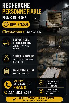 POSTE DE SOIR – 20H / SEMAINE