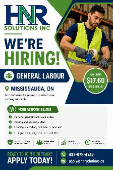 HIRING GENERAL LABOUR!