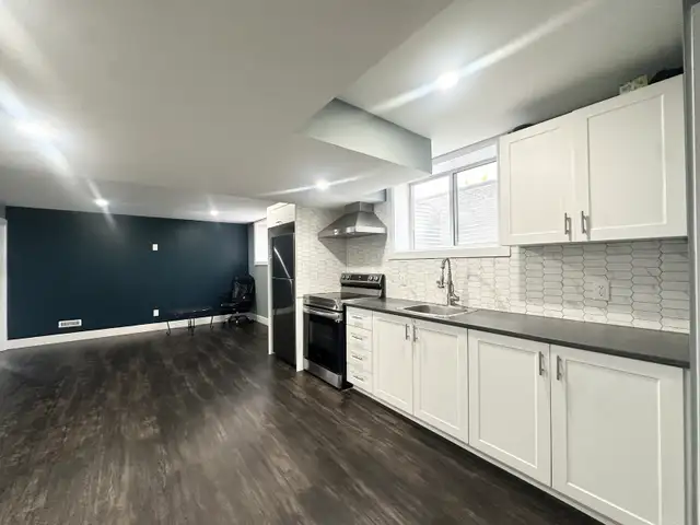 1 BEDROOM   DEN BASEMENT APARTMENT FOR RENT