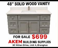 Akem Building Supplies Solid Wood Vanity