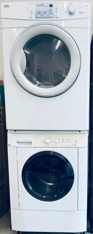 Stacking Washer and Dryer Pair