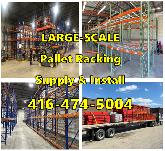 Large Scale Warehouse Pallet Racking Projects SUPPLY AND INSTALL - Photo 2