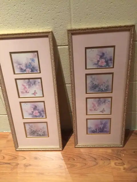 2 CADRES NEUFS WINDSOR DÉCO OR, 1x2 PIEDS HAUT: $15.00 CHACUN