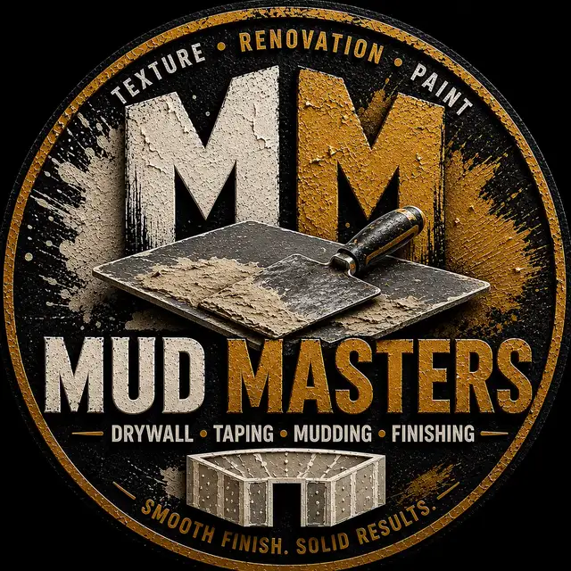Drywall mud taping, texture and paint