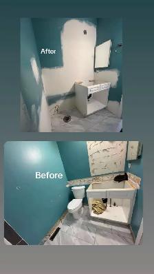 Drywall mud taping, texture and paint - Photo 6