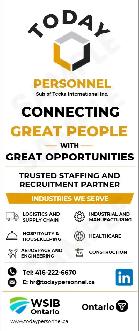 PROJECT & LABOUR HELP Jobs Available  $145 per day