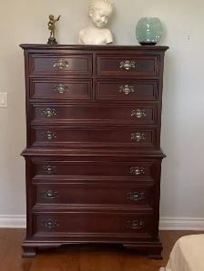 Mobilier de chambre Gibbard en acajou , déménagement - Photo 4