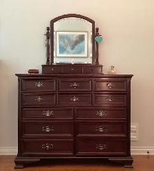 Mobilier de chambre Gibbard en acajou , déménagement - Photo 5