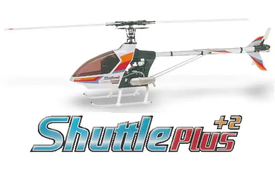 Helicoptére RC Thermique (BNF) Hirobo Shuttle Plus  2