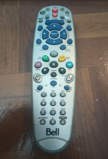 BELL 5.4IR Replacement Satellite TV Remote Control 168588