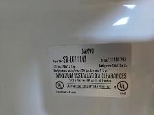 Sanyo Undercounter Laboratory Refrigerator SR-L6111W - Photo 10