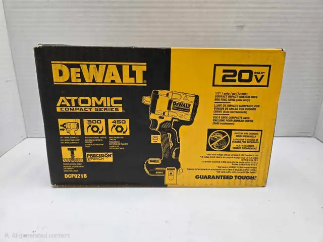 Dewalt DCF921B 1/2' 20v Impact Wrench NEWTool Only