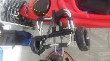 Pelican Kayak, Paddle, PFDs, Cushions, Cart, Carrier For Sale - Photo 5