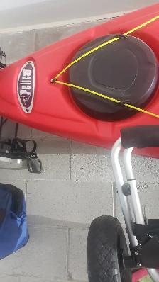 Pelican Kayak, Paddle, PFDs, Cushions, Cart, Carrier For Sale - Photo 10