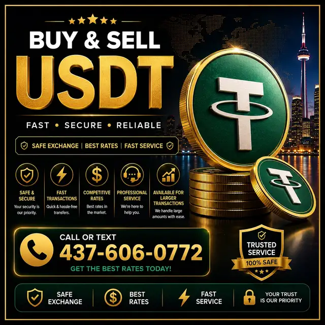USDT Available | Buy & Sell |