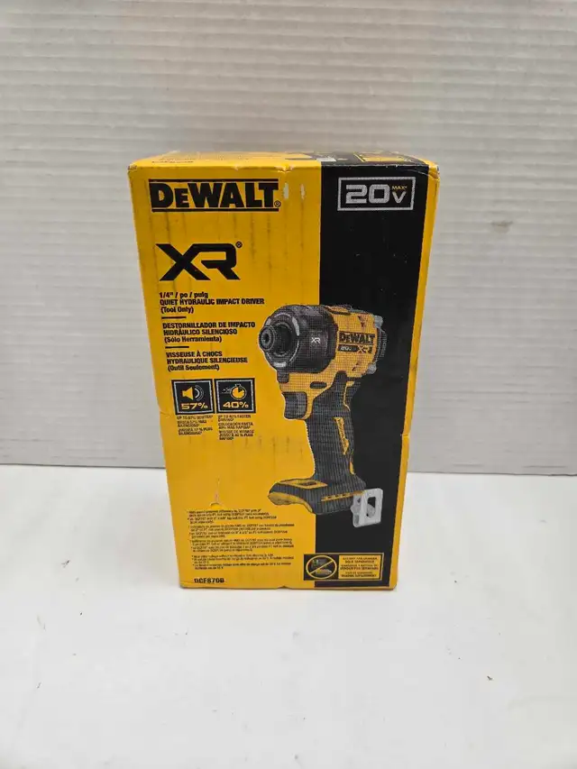 Dewalt DCF870B 1/4' Impact Driver NEWTool Only