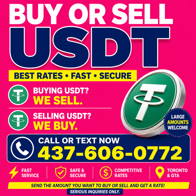 BUY OR SELL USDT — FAST SERVICE