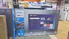 Philips 75' 4K UHD LED Roku Smart TV 75PUL6673/F6