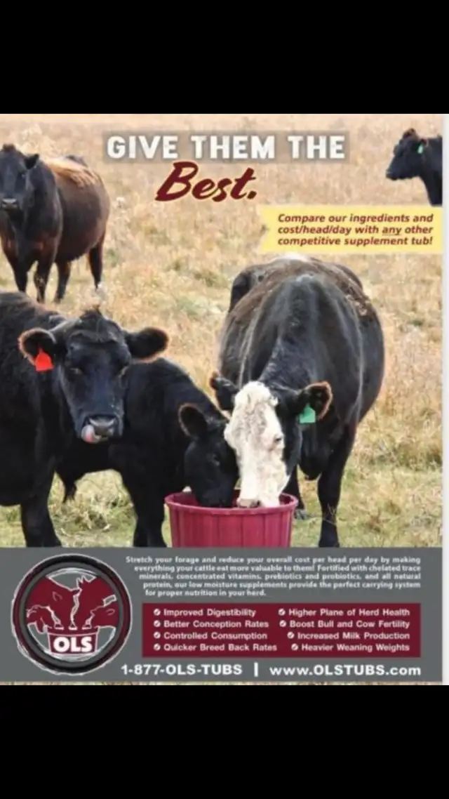 OLS Livestock Supplement Tubs