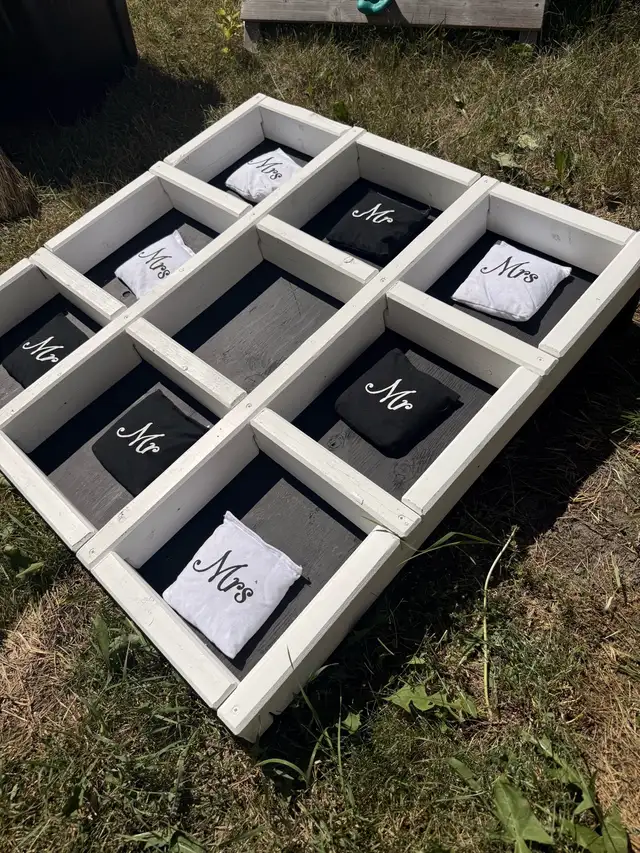 Custom Tic Tac Toe Lawn Game