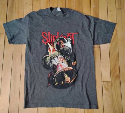 A Style SlipKnot Mens Grey T Shirt Size L