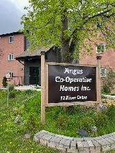 2 bedroom lower level apt at Angus Co-operative Homes