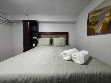 short or Long term 1 or 2 bedroom basement for rent