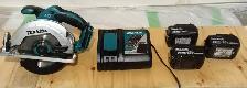 Makita Circular Saw, Charger & Batteries