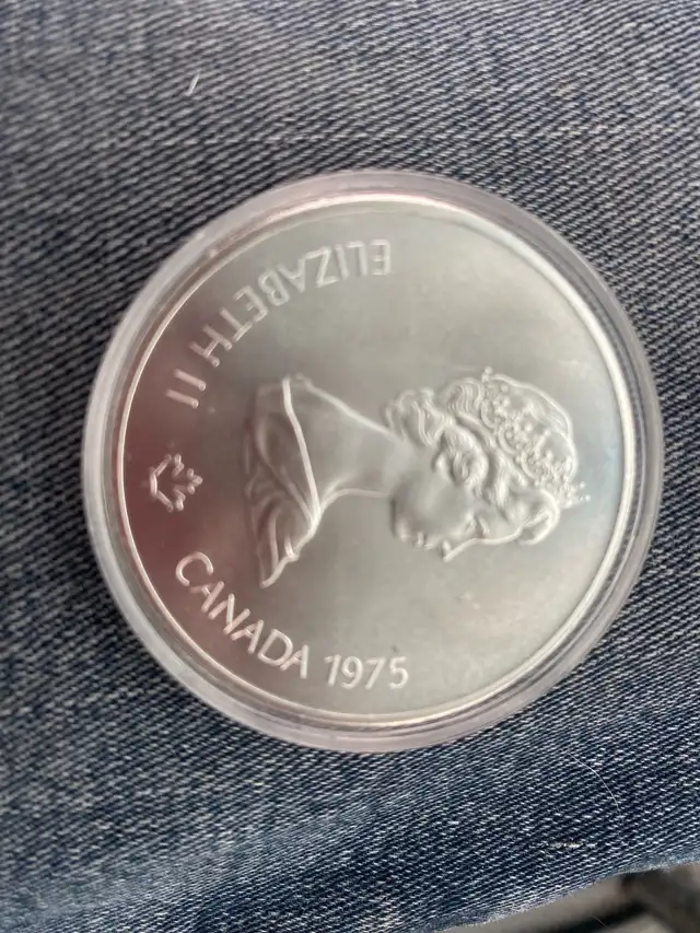 silver coin $10 Olympic