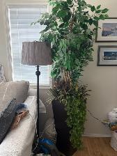 Tall artificial tree in a large container - Photo 3