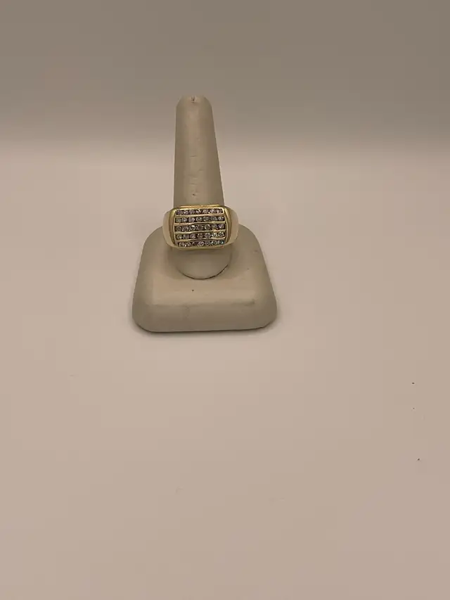 14k gold diamond ring