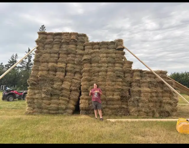 Square hay bales