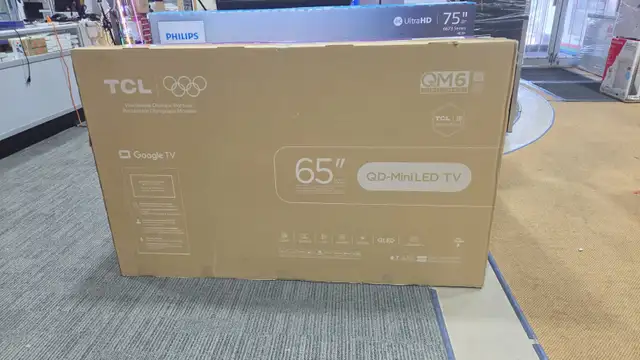 TCL 65' QD-Mini-LED Google TV QM6 Series
