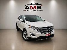 2018 Ford Edge SEL, AWD, Camera, Pano, Sunroof, Lane Assist, Pow